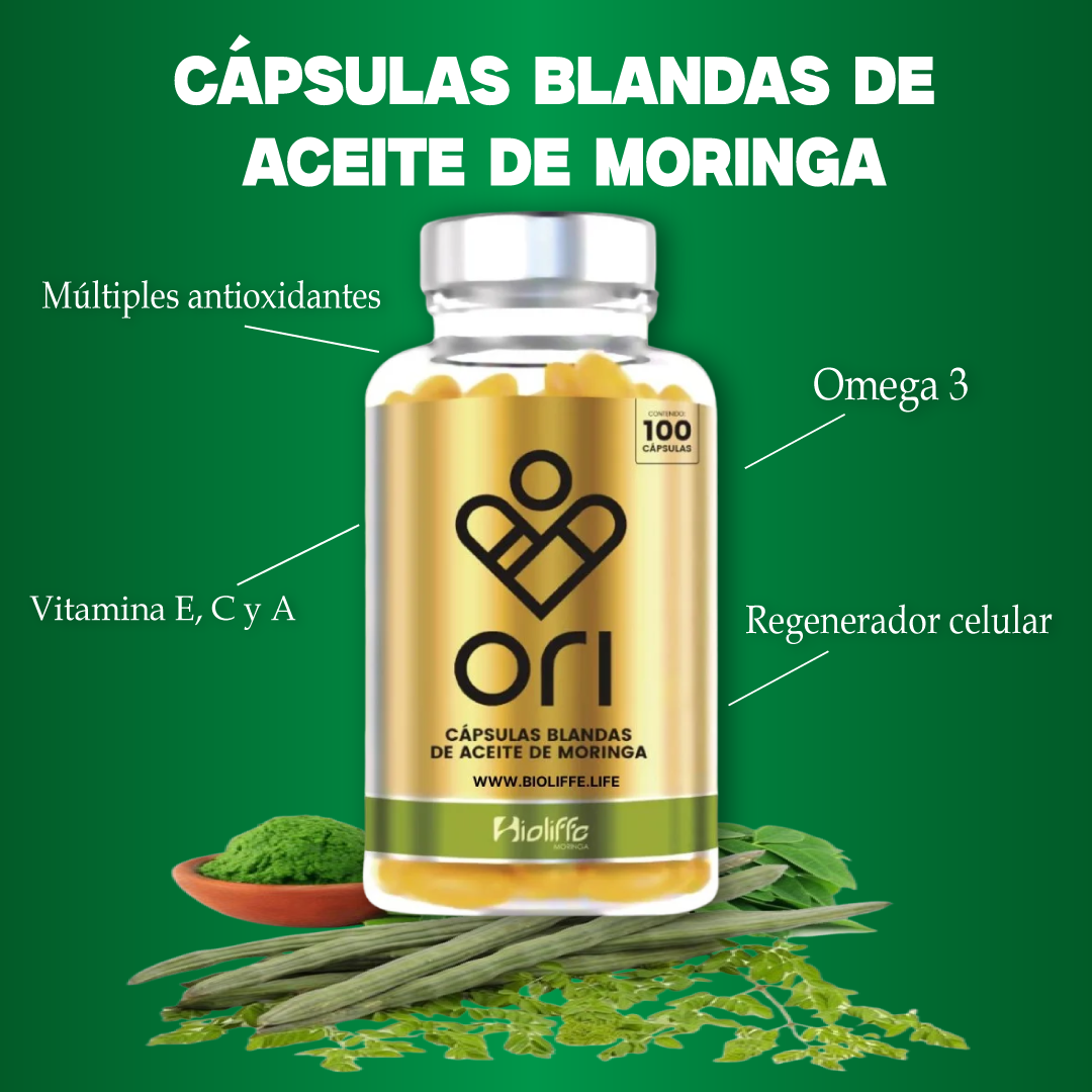 ORI (CAPSULAS BLANDAS DE ACEITE DE MORINGA )